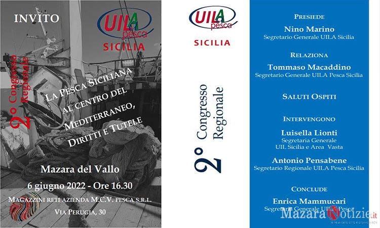 “La pesca siciliana al centro del Mediterraneo, diritti e tutele”. Lunedì a Mazara il 2° congresso regionale Uila Pesca Sicilia