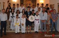 La medaglia d'oro di Taekwondo Angelo Mangione accolto al Palazzo di Città