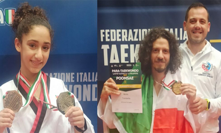 Una medaglia d'oro, una d'argento e una di bronzo per Mazara ai campionati italiani di taekwondo
